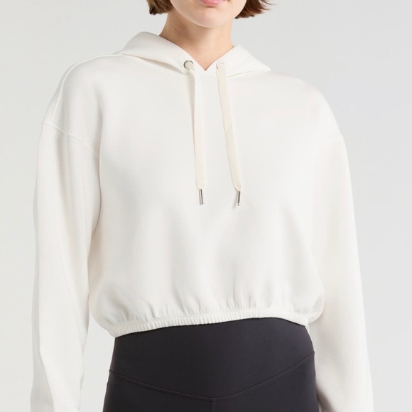 SPANX Tops - NWT SPANX Women's Cream Hoodie